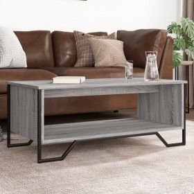 Mesa de centro madera de ingeniería gris Sonoma 100x51x40 cm de , Mesas de centro - Ref: Foro24-848482, Precio: 73,99 €, Desc...