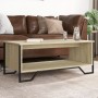 Center table made of Sonoma oak engineered wood 100x51x40 cm by , Coffee table - Ref: Foro24-848480, Price: 72,21 €, Discount: %