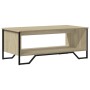 Mesa de centro madera de ingeniería roble Sonoma 100x51x40 cm de , Mesas de centro - Ref: Foro24-848480, Precio: 72,99 €, Des...