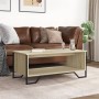 Center table made of Sonoma oak engineered wood 100x51x40 cm by , Coffee table - Ref: Foro24-848480, Price: 72,21 €, Discount: %