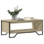 Center table made of Sonoma oak engineered wood 100x51x40 cm by , Coffee table - Ref: Foro24-848480, Price: 72,21 €, Discount: %