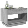 Coffee table with Infinity LED Sonoma gray 70x50x50 cm by , Coffee table - Ref: Foro24-847663, Price: 135,56 €, Discount: %