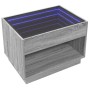 Coffee table with Infinity LED Sonoma gray 70x50x50 cm by , Coffee table - Ref: Foro24-847663, Price: 135,56 €, Discount: %