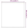 White vertical awning 300x270 cm oxford fabric by vidaXL, Umbrellas - Ref: Foro24-148192, Price: 43,26 €, Discount: %