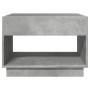 Coffee table with Infinity LED concrete gray 70x50x50 cm by , Coffee table - Ref: Foro24-847661, Price: 131,01 €, Discount: %