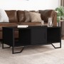 Engineered wood black coffee table 100x51x40 cm by , Coffee table - Ref: Foro24-848489, Price: 80,57 €, Discount: %