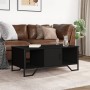 Engineered wood black coffee table 100x51x40 cm by , Coffee table - Ref: Foro24-848489, Price: 80,57 €, Discount: %