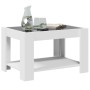 Mesa de centro madera de ingeniería blanco 73x53x45 cm de , Mesas de centro - Ref: Foro24-847546, Precio: 137,99 €, Descuento: %