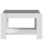 Engineered wood white coffee table 73x53x45 cm by , Coffee table - Ref: Foro24-847546, Price: 137,99 €, Discount: %