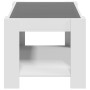 Engineered wood white coffee table 73x53x45 cm by , Coffee table - Ref: Foro24-847546, Price: 137,99 €, Discount: %