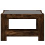 Mesa de centro y LED madera ingeniería roble ahumado 73x53x45cm de , Mesas de centro - Ref: Foro24-847550, Precio: 132,99 €, ...