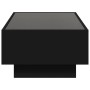 Mesa de centro con LED madera de ingeniería negro 90x50x30 cm de , Mesas de centro - Ref: Foro24-847519, Precio: 157,32 €, De...