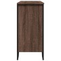 Engineered wood sideboard in brown oak 101x35.5x74.5 cm by , Sideboards - Ref: Foro24-848558, Price: 92,58 €, Discount: %