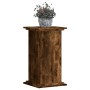 Soportes de plantas madera ingeniería roble ahumado 33x33x60 cm de , Soportes para macetas - Ref: Foro24-852964, Precio: 48,9...