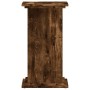 Soportes de plantas madera ingeniería roble ahumado 33x33x60 cm de , Soportes para macetas - Ref: Foro24-852964, Precio: 48,9...