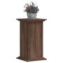 Soportes de plantas madera ingeniería marrón roble 33x33x60 cm de , Soportes para macetas - Ref: Foro24-852966, Precio: 53,51...