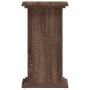 Soportes de plantas madera ingeniería marrón roble 33x33x60 cm de , Soportes para macetas - Ref: Foro24-852966, Precio: 53,51...