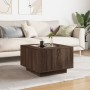 Center table and LED engineered wood in brown oak, 60x60x40 cm by , Coffee table - Ref: Foro24-847573, Price: 134,24 €, Disco...