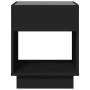 Bedside table with Infinity LED black 40x40x50 cm by , Nightstands - Ref: Foro24-3284078, Price: 80,54 €, Discount: %