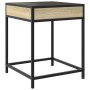 Bedside table with Infinity LED Sonoma oak 40x40x51 cm by , Nightstands - Ref: Foro24-3284092, Price: 73,40 €, Discount: %