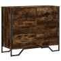 Cajonera de madera de ingeniería roble ahumado 91x35,5x74,5 cm de , Cajoneras - Ref: Foro24-3295304, Precio: 155,32 €, Descue...