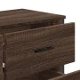 Engineered wood brown oak chest of drawers 91x35.5x74.5 cm by , Drawers - Ref: Foro24-3295306, Price: 158,78 €, Discount: %