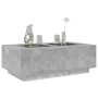 Coffee table with Infinity LED concrete gray 116x69x40 cm by , Coffee table - Ref: Foro24-3284059, Price: 229,78 €, Discount: %