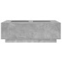 Coffee table with Infinity LED concrete gray 116x69x40 cm by , Coffee table - Ref: Foro24-3284059, Price: 229,78 €, Discount: %