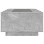 Coffee table with Infinity LED concrete gray 116x69x40 cm by , Coffee table - Ref: Foro24-3284059, Price: 229,78 €, Discount: %