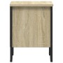 Bedside table made of plywood in oak color, measuring 40x30x40 cm. by , Nightstands - Ref: Foro24-848496, Price: 37,63 €, Dis...