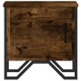 Mesita de noche madera de ingeniería roble ahumado 40x30x40 cm de , Mesitas de noche - Ref: Foro24-848518, Precio: 39,23 €, D...