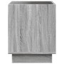 Mesa de centro con Infinity LED gris Sonoma 40x40x50 cm de , Mesas de centro - Ref: Foro24-847649, Precio: 80,54 €, Descuento: %