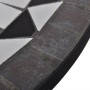 Mesa de bistro terraza mosaico negro y blanco 60 cm