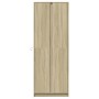 Aparador con LED madera ingeniería roble Sonoma 74x32,5x200 cm de , Aparadores - Ref: Foro24-3307893, Precio: 200,70 €, Descu...