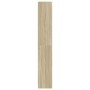 Aparador con LED madera ingeniería roble Sonoma 74x32,5x200 cm de , Aparadores - Ref: Foro24-3307893, Precio: 200,70 €, Descu...