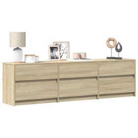 TV-Schrank aus Sonoma-Eichenfurnier, 180x34x50 cm. von , TV-Möbel - Ref: Foro24-3307928, Preis: 183,28 €, Rabatt: %