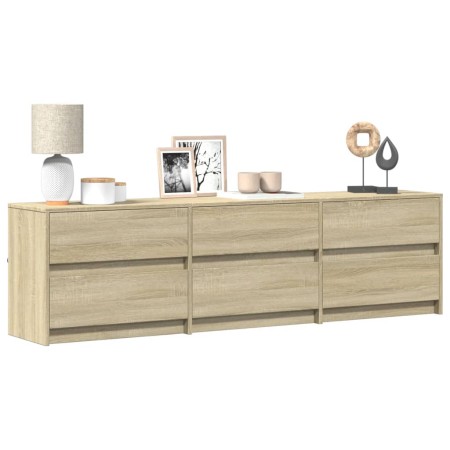 TV-Schrank aus Sonoma-Eichenfurnier, 180x34x50 cm. von , TV-Möbel - Ref: Foro24-3307928, Preis: 183,99 €, Rabatt: %