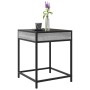 Coffee table with Infinity LED gray Sonoma 40x40x51 cm by , Coffee table - Ref: Foro24-847675, Price: 75,85 €, Discount: %