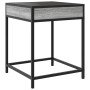 Coffee table with Infinity LED gray Sonoma 40x40x51 cm by , Coffee table - Ref: Foro24-847675, Price: 75,85 €, Discount: %