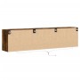 Wall-mounted TV unit with LED smoked oak 180x31x45 cm by , TV Furniture - Ref: Foro24-3307937, Price: 175,09 €, Discount: %