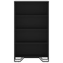 Estantería de madera de ingeniería negra 80x31x137,5 cm de , Librerías y estanterías - Ref: Foro24-848629, Precio: 91,49 €, D...