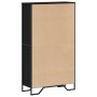 Estantería de madera de ingeniería negra 80x31x137,5 cm de , Librerías y estanterías - Ref: Foro24-848629, Precio: 91,49 €, D...