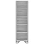 Engineered wood Sonoma gray bookshelf 50x31x169 cm by , Bookcases and shelves - Ref: Foro24-848617, Price: 82,13 €, Discount: %