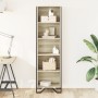 Engineered wood bookshelf in Sonoma oak, 50x31x169 cm. by , Bookcases and shelves - Ref: Foro24-848615, Price: 79,71 €, Disco...