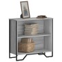 Engineered wood Sonoma gray bookshelf 80x31x74.5 cm by , Bookcases and shelves - Ref: Foro24-848622, Price: 55,22 €, Discount: %