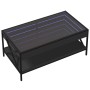 Mesa de centro con Infinity LED negro 90x50x38 cm de , Mesas de centro - Ref: Foro24-847707, Precio: 122,08 €, Descuento: %