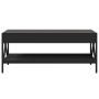 Mesa de centro con Infinity LED negro 90x50x38 cm de , Mesas de centro - Ref: Foro24-847707, Precio: 122,08 €, Descuento: %