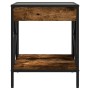 Coffee table with Infinity LED smoked oak 40x40x49 cm by , Coffee table - Ref: Foro24-847694, Price: 72,76 €, Discount: %