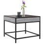 Coffee table with Infinity LED Sonoma gray 50x50x41 cm by , Coffee table - Ref: Foro24-847680, Price: 85,43 €, Discount: %