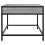 Coffee table with Infinity LED Sonoma gray 50x50x41 cm by , Coffee table - Ref: Foro24-847680, Price: 85,43 €, Discount: %